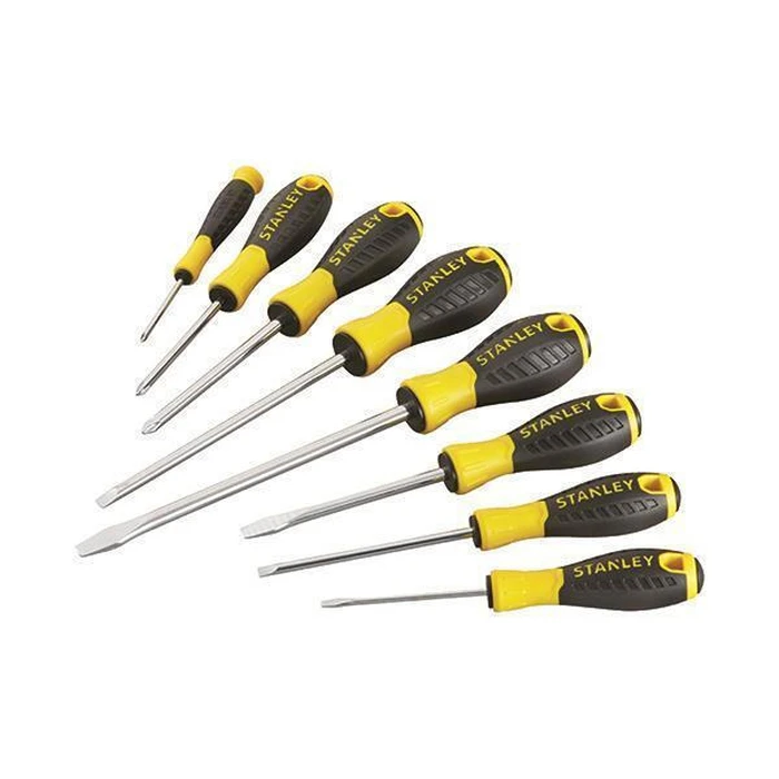 Stanley Σετ Κατσαβίδια Essential 8 εναλλασσόμενες μύτες STHT0-60210