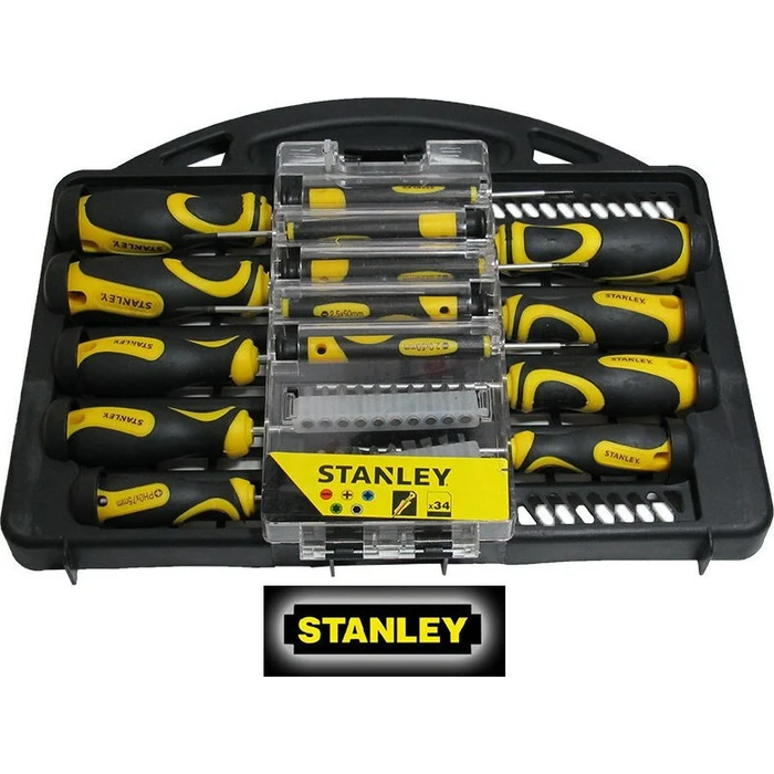 Stanley 34-Piece Screwdriver Set with 34 Interchangeable Bits STHT0-62141