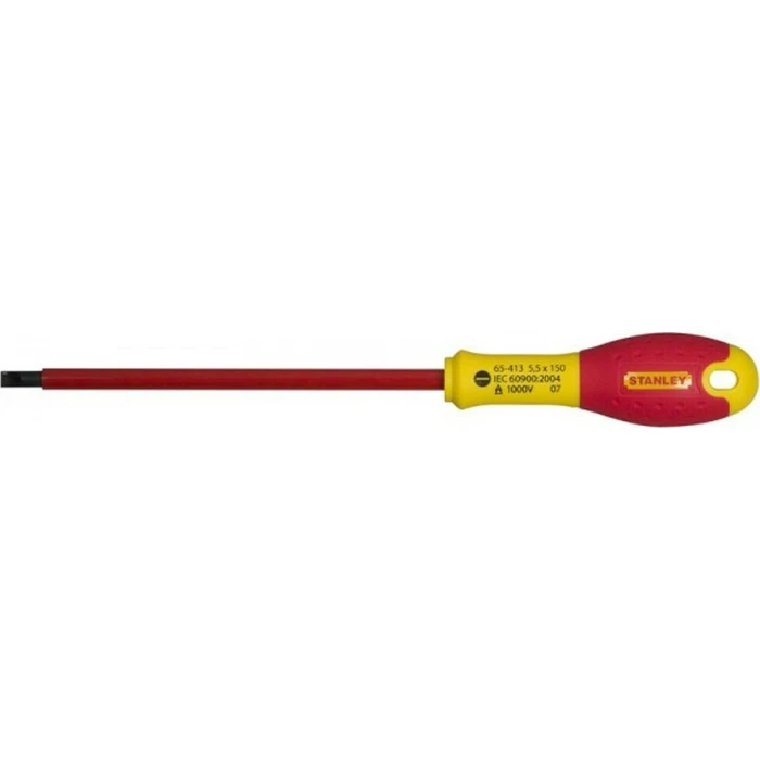 Stanley FATMAX VDE Insulated Electrician Screwdriver Slotted 2.5 x 50 mm (0-65-410)