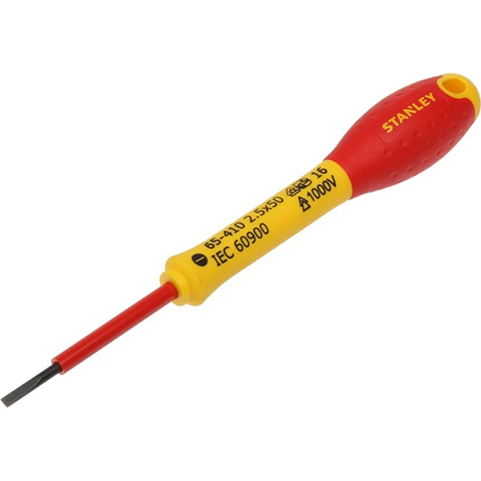 Stanley Κατσαβίδι Ηλεκτρολόγου VDE FATMAX Νάνος Ίσιο 2,5x50mm (0-65-410)