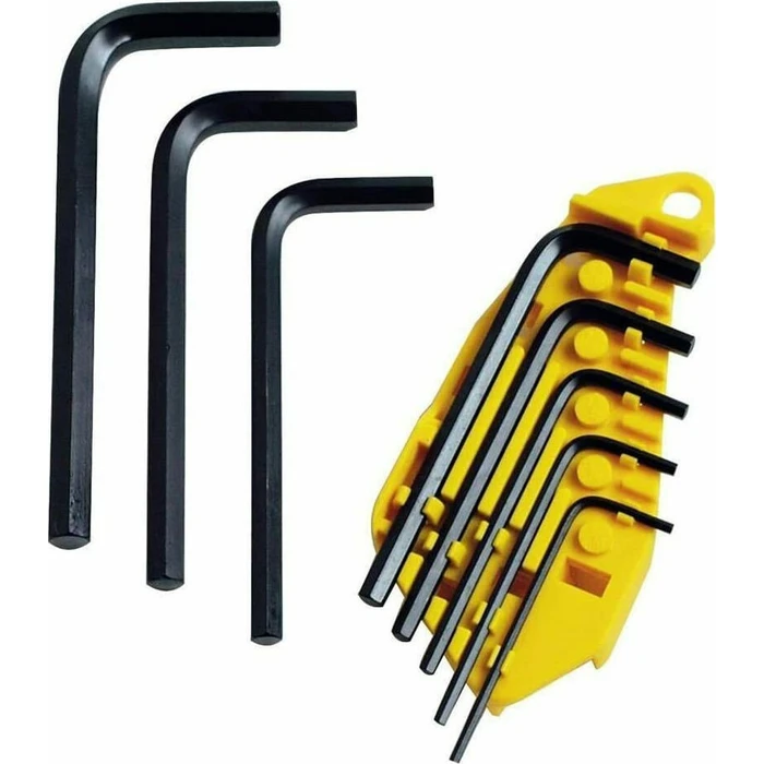Stanley Σετ 8 Κλειδιά Allen σε σχήμα L (1/16, 5/64, 3/32, 1/8, 5/32, 3/16, 7/32, 1/4) - Model 0-69-252