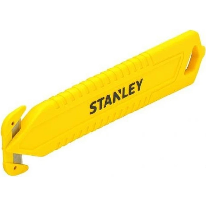 Stanley Safety Folding/Utility Knife, Plastic Body, Yellow STHT10355-1