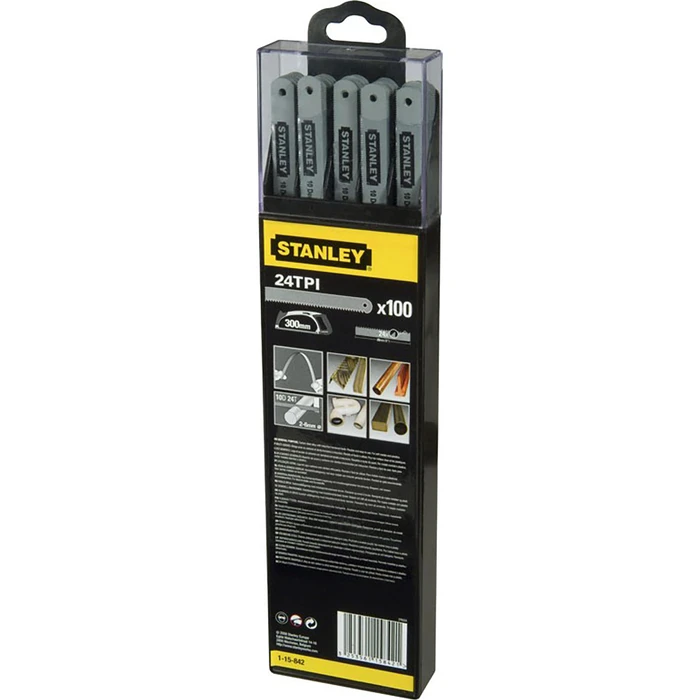 Stanley 1-15-842 100 pcs Hacksaw Blades - Carbon Steel