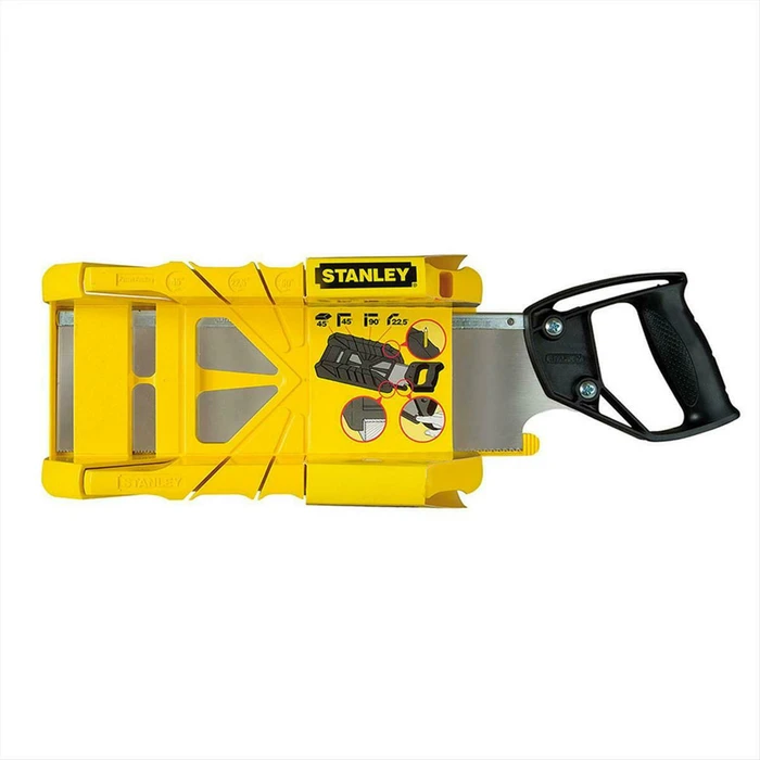 Stanley Gehrungslade Kunststoff mit Rückensäge 19-800