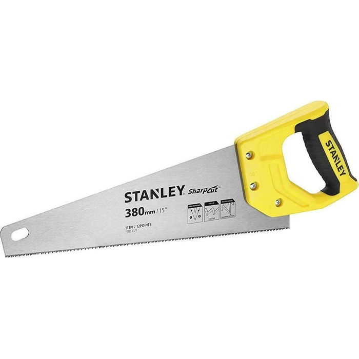 Stanley Wood Saw 50 cm (500 mm) Sharpcut 11 TPI STHT20371-1
