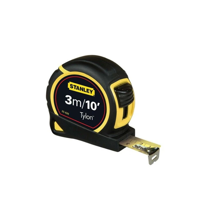 Μετροταινία Stanley Tylon 3 m 13 mm (Κίτρινο/Μαύρο)