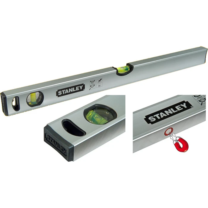 Stanley STHT1-43117 Αλφάδι Αλουμινίου Μαγνητικό 200 εκ. με 2 μάτια