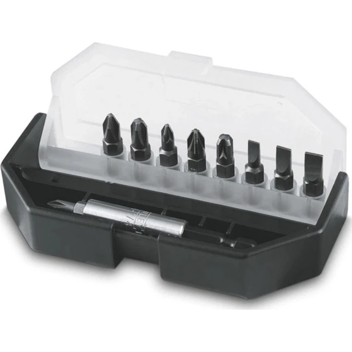 Stanley 10-piece Screwdriver Bit Set 1/4\" Flat/Phillips/Pozidriv/Torx 1-68-734"