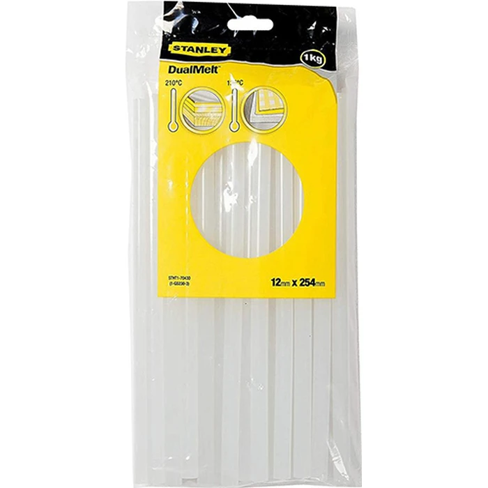Stanley Ράβδοι Σιλικόνης STHT1-70432 Διάφανο 12mm 24τμχ