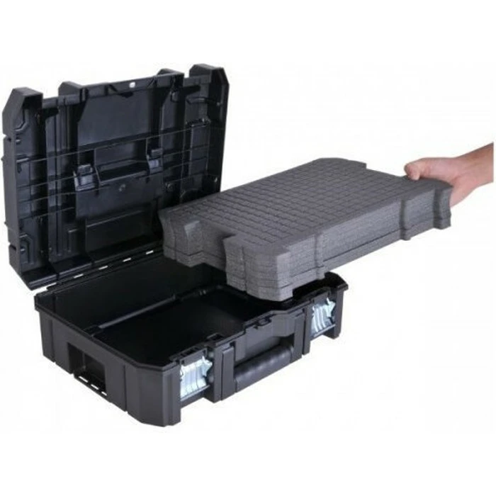 Stanley FatMax TSTAK II Plastic Hand Toolbox with Foam Insert 44x16.2x33.3 cm (FMST1-71966)