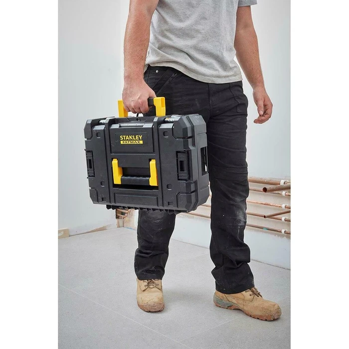 Stanley FatMax TSTAK II Plastic Hand Toolbox with Foam Insert 44x16.2x33.3 cm (FMST1-71966)