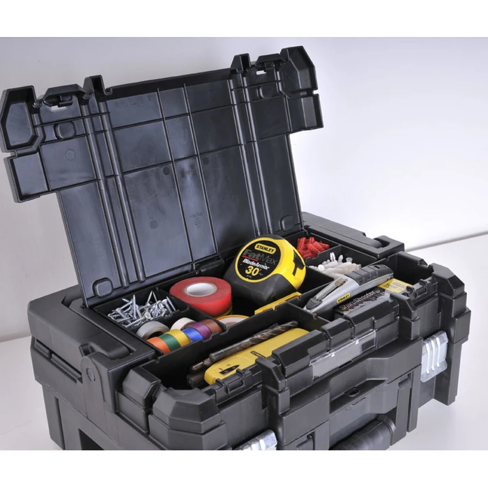 Stanley FatMax TSTAK II Plastic Hand Toolbox with Foam Insert 44x16.2x33.3 cm (FMST1-71966)