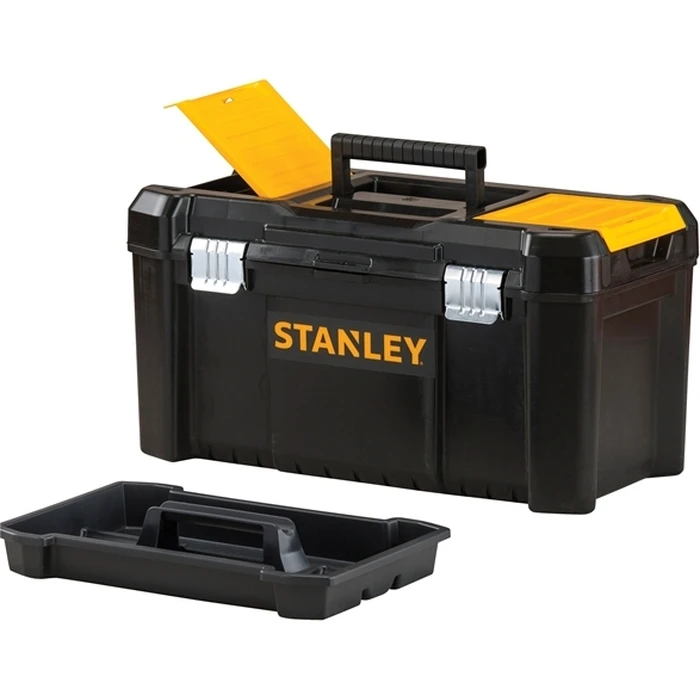 Stanley Essential Plastic Hand Toolbox with Lid Compartments 41x21x19.5 cm (STST1-75517)