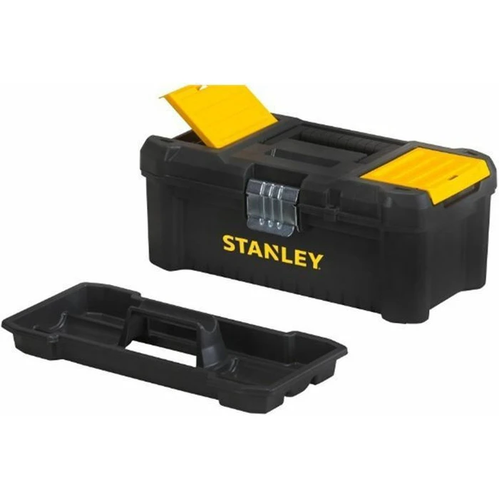 Stanley Essential Plastic Hand Toolbox with Tray 40.6x21x19.5 cm (STST1-75518)