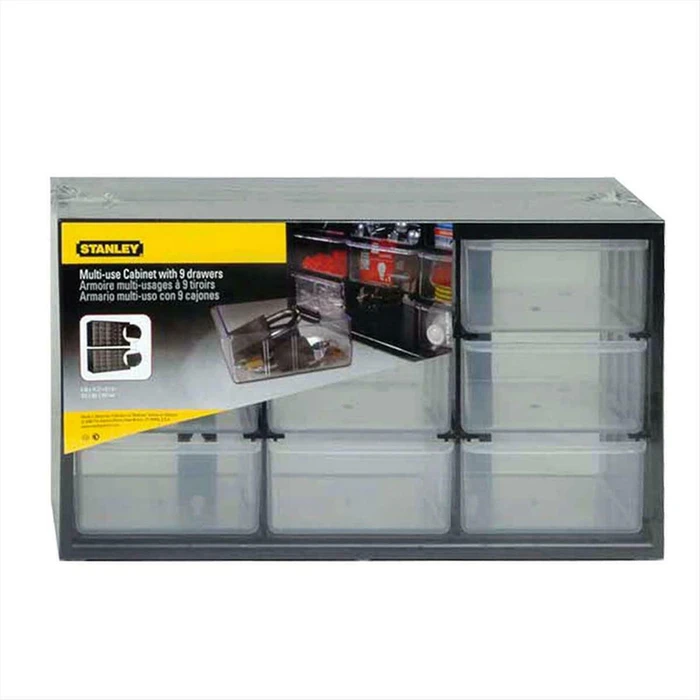 Stanley Plastic Tool Organizer Drawer 9 Compartments 36.5x15.5x21.3 cm Model 1-93-978