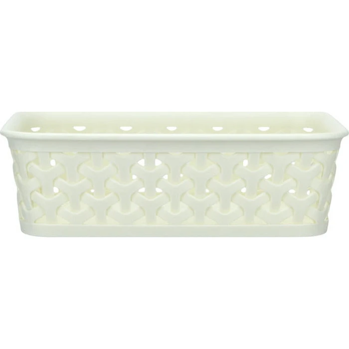 Curver Mystyle Plastic Storage Basket White 20 x 14 x 6 cm