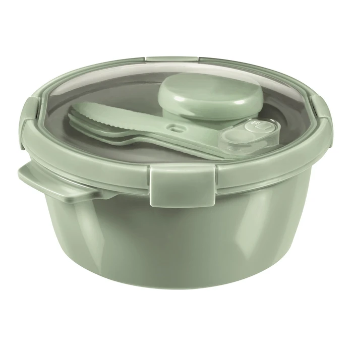 Curver Plastic Food Container To Go Lunch Kit Green 1.6 L (249948)