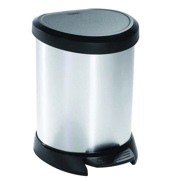 Curver CEN-50278 Metal Bathroom Bin 5 L