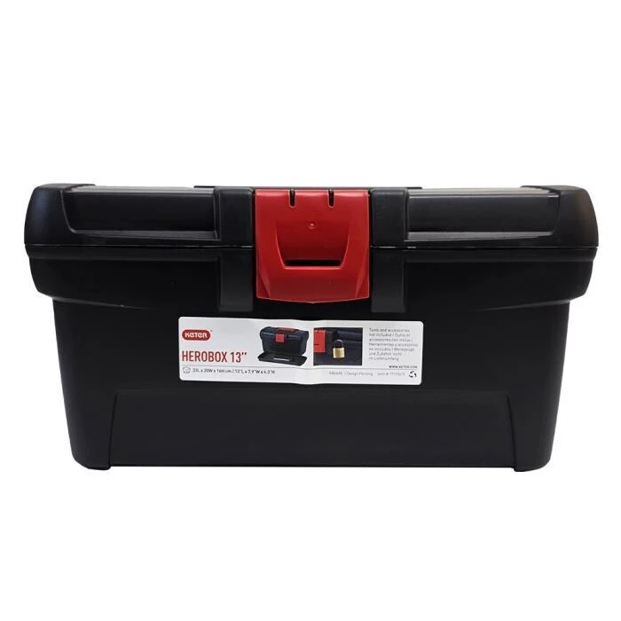 Curver Herobox Premium Plastic Hand Toolbox with Tray 33x15.9x19 cm