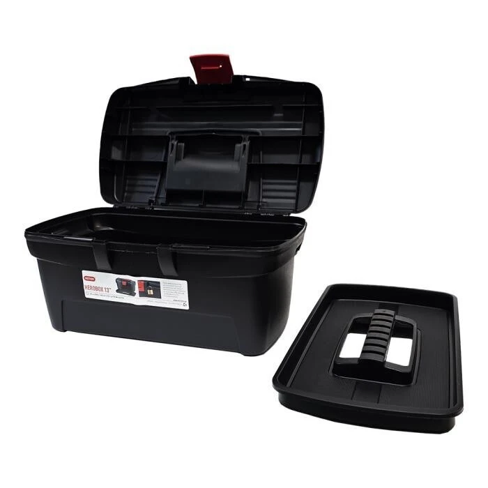 Curver Herobox Premium Plastic Hand Toolbox with Tray 33x15.9x19 cm
