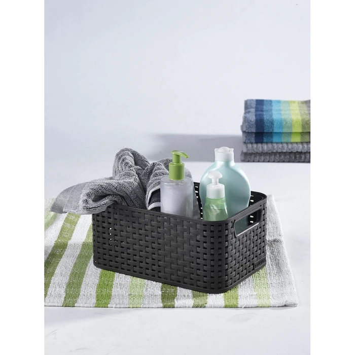 Curver Rattan Storage Basket Grey 6 L (205826)
