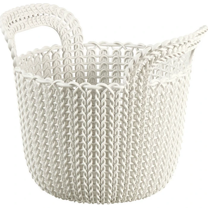 Curver Knit Καλάθι Αποθήκευσης Πλαστικό Μπεζ 3 lt