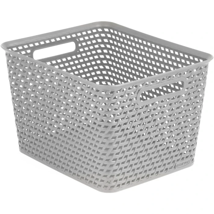 Curver Rattan Storage Basket Grey 18L (232428)