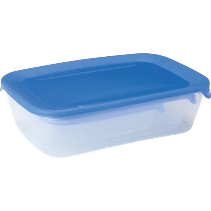 Food Container Set 3 pcs Rectangular 2L + 1L + 0.5L Fresh&go Blue - Curver