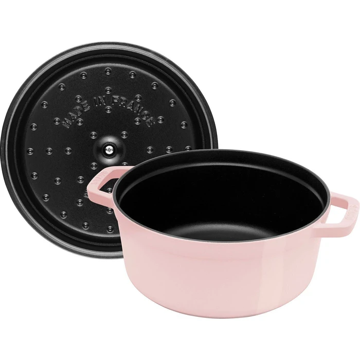 Staub Ρηχή Κατσαρόλα από Μαντέμι 3.8 lt - Ροζ
