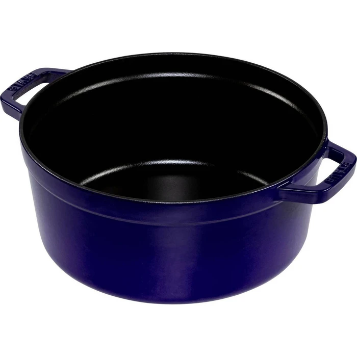 Staub La Cocotte 26cm στρογγυλή γάστρα από χυτοσίδηρο, σκούρο μπλε