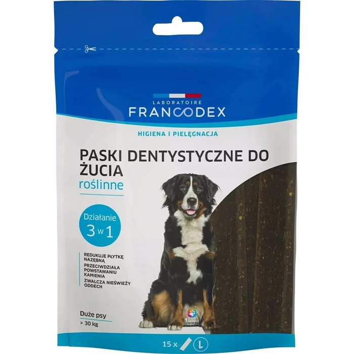 Francodex Dog Treats Anti-Tartar & Plaque 502.5 g 15 pcs