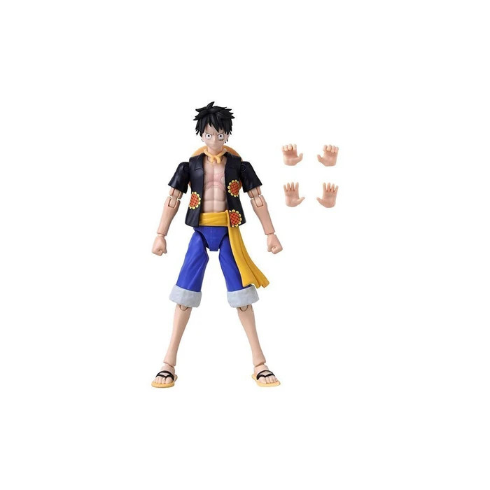 Bandai Anime Heroes: One Piece - Monkey D. Luffy Dressrosa Version Action Figure (17cm)
