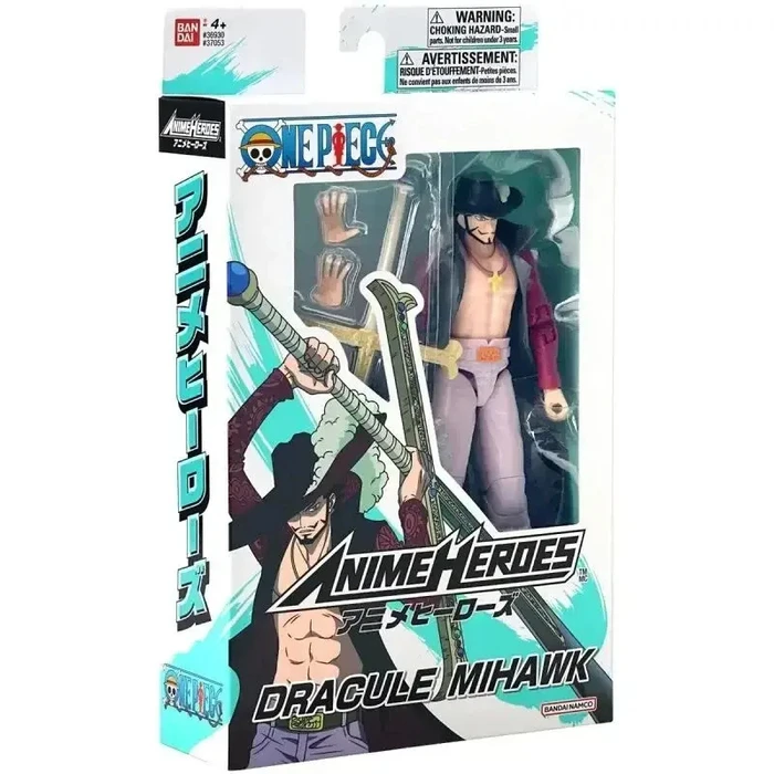 Bandai Anime Heroes One Piece - Dracule Mihawk φιγούρα συλλεκτική 17 εκ.