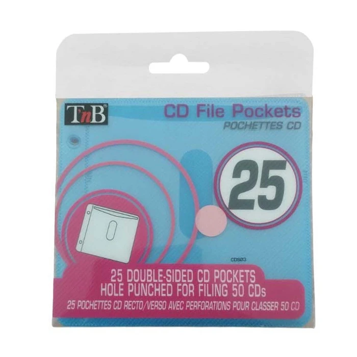 Oem Θήκες CD File Pockets 25 Διπλής Όψης