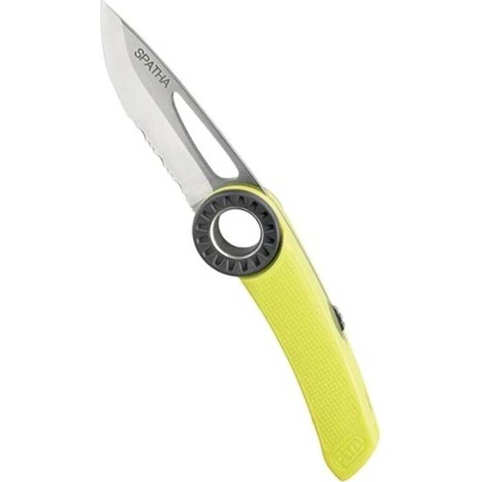 Petzl Spatha Folding Knife with Locking Mechanism Black in Sheath S92AN