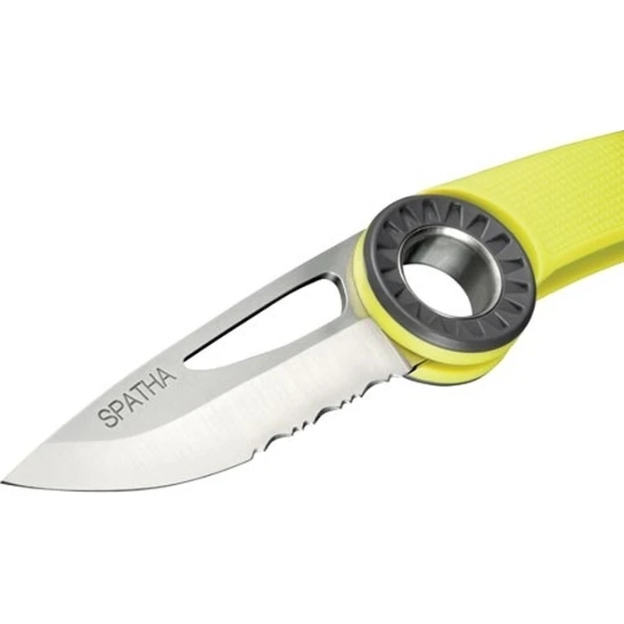 Petzl Spatha Folding Knife with Locking Mechanism Black in Sheath S92AN