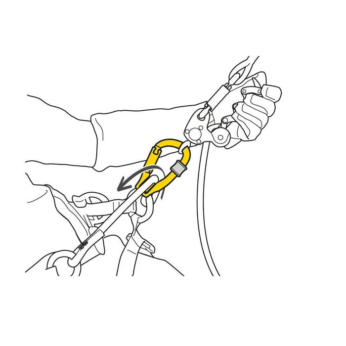 Petzl Rollclip Z Screw Lock P75 SL Καραμπίνερ Ασφαλείας - 1 τεμάχιο