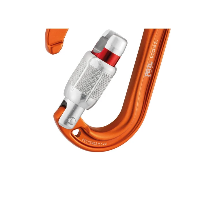 Petzl Rocha Screw-Lock Carabiner - Light Grey