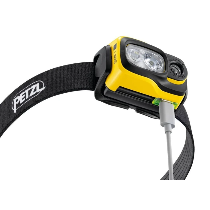 Petzl SWIFT RL φακός κεφαλής, μαύρο/κίτρινο