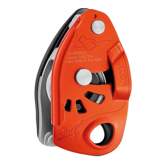 Petzl Neox καταβατήρας με υποβοήθηση πέδησης - Πορτοκαλί/Μαύρο