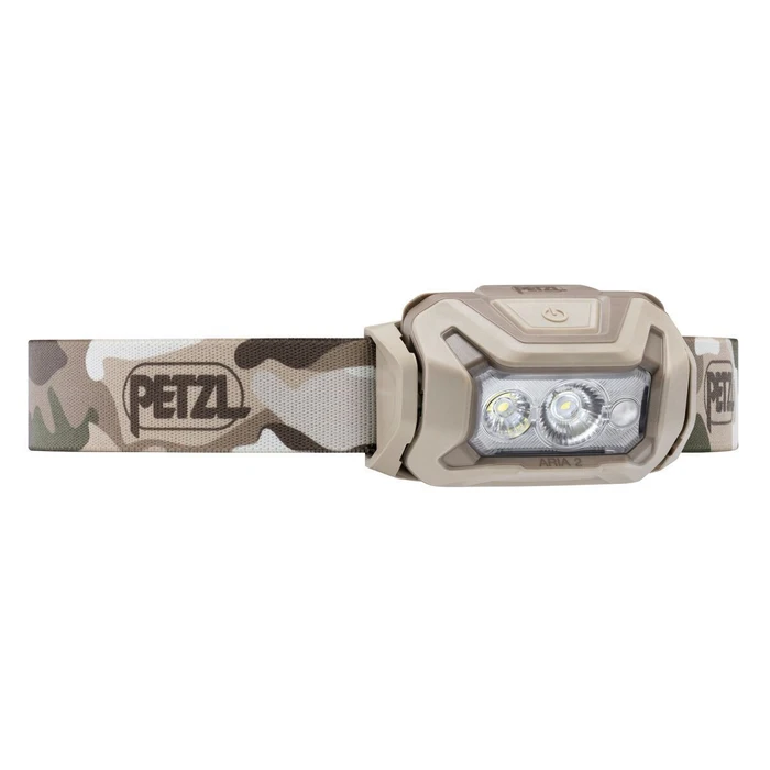 Φακός Κεφαλής Petzl ARIA 2 RGB camo - 450 lm, επαναφορτιζόμενος, IP67