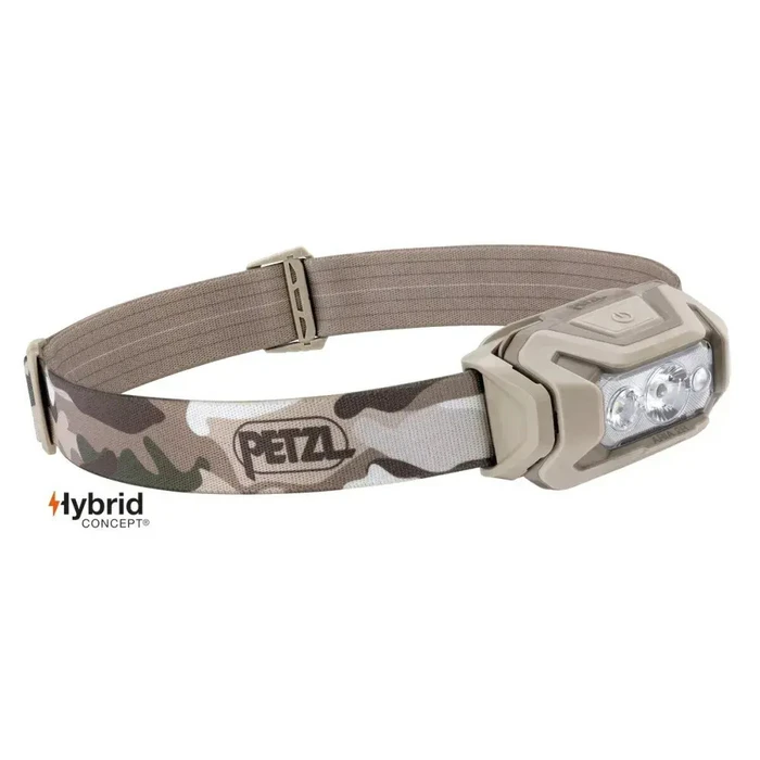 Petzl Επαναφορτιζόμενος Φακός Κεφαλής LED IP67 με Μέγιστη Φωτεινότητα 625lm E070DA01 (ARIA 2R RGB camo)