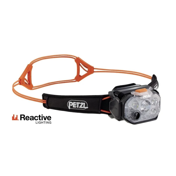 Φακός Κεφαλής Petzl SWIFT RL μαύρο/πορτοκαλί