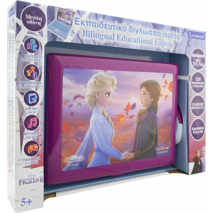 Lexibook Frozen Bilingual Educational Laptop (Greek & English) - Model 25.JC598FZi8