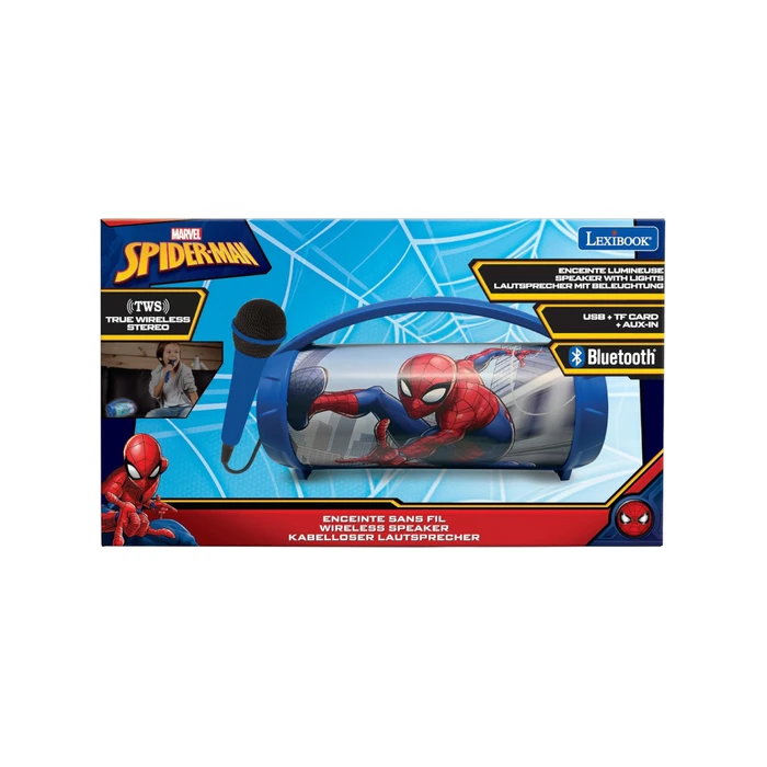 Lexibook iParty Ηχείο Spider-Man Ασύρματο με Μικρόφωνο