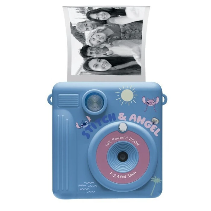 Lexibook Starcam Print Disney Stitch (DJ130DZ) - Ψηφιακή Κάμερα Άμεσης Εκτύπωσης