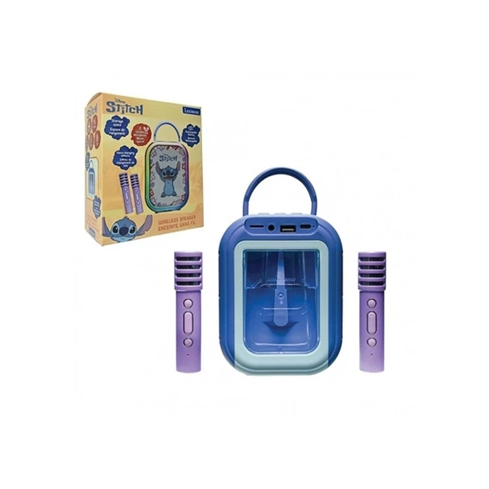Lexibook iParty - Stitch Wireless Party Speaker with 2 Wireless Microphones (25.BTC030D)