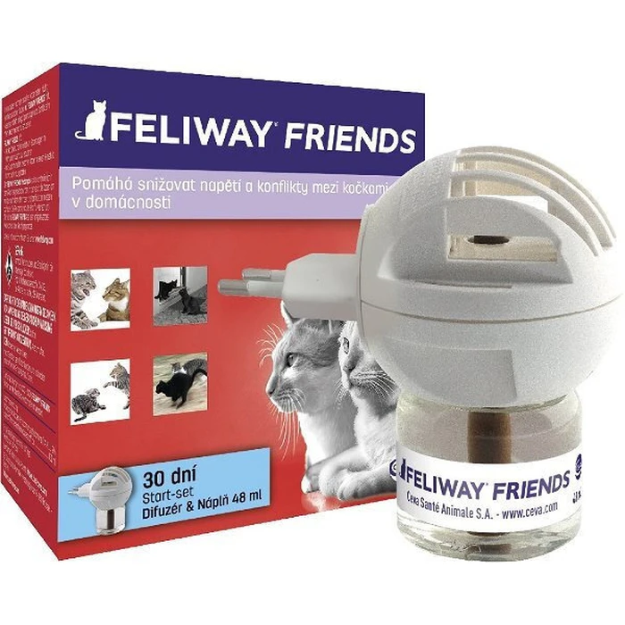 Feliway Friends Diffuser - Συμπλήρωμα για Διαχείριση Άγχους & Στρες Γάτας, 48 ml, 004.0277