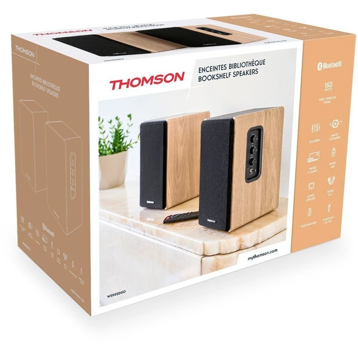 THOMSON WS902 Duo Active Bluetooth Speakers 150W (Pair)
