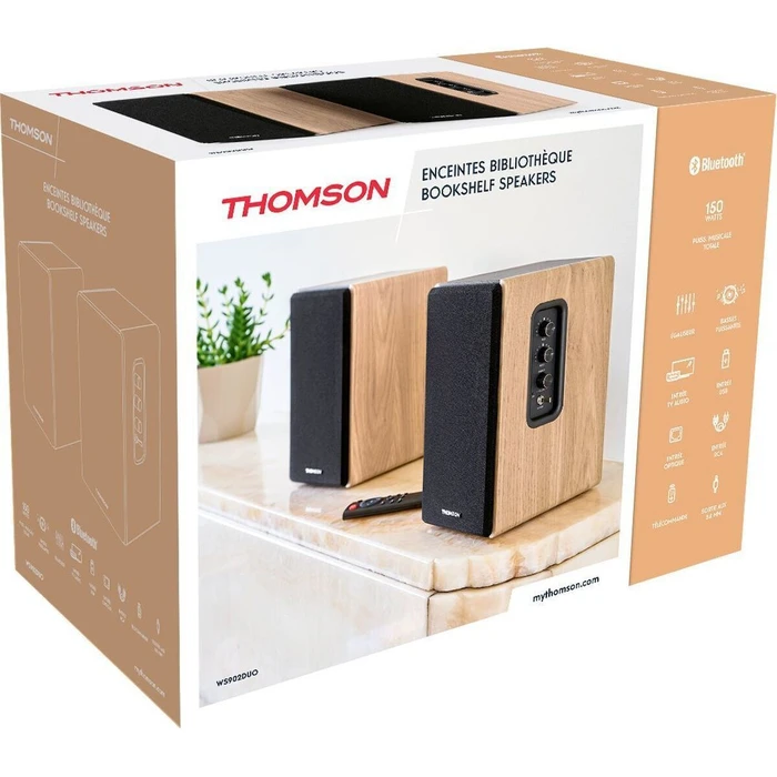 THOMSON WS902 Duo Active Bluetooth Speakers 150W (Pair)
